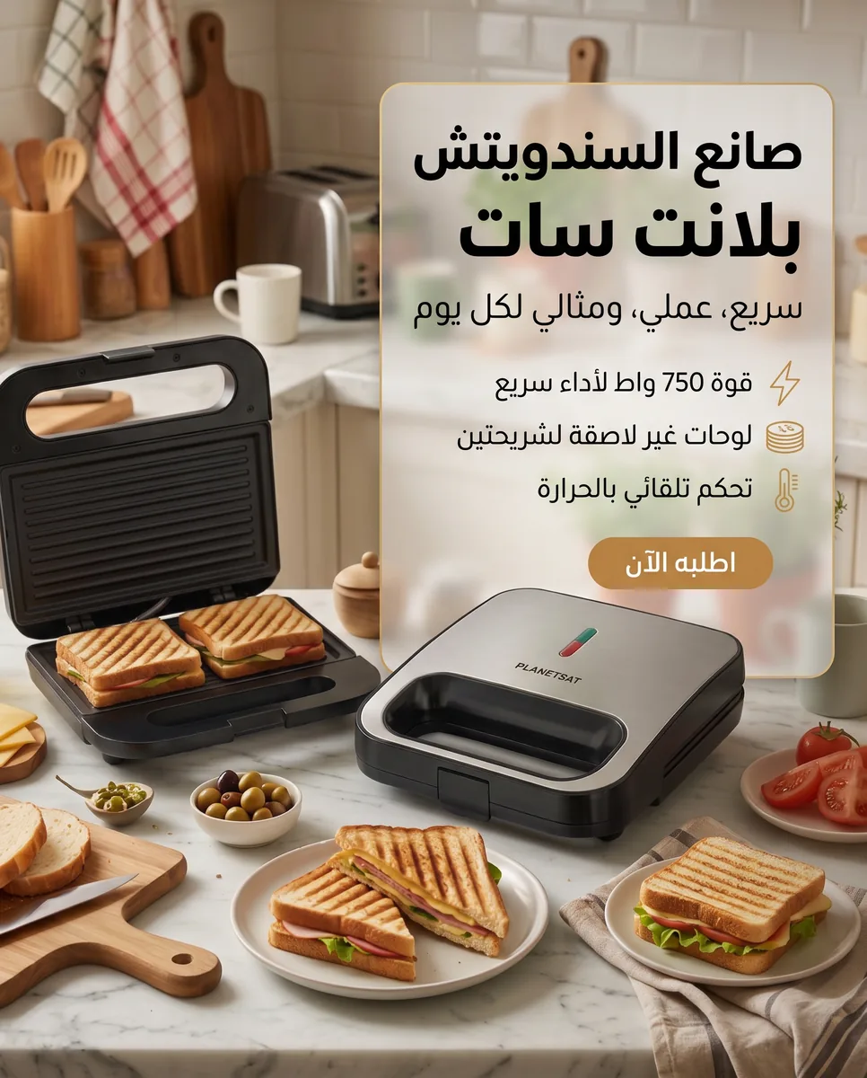 Panineuse planetsat 750W — تفاصيل ومميزات
